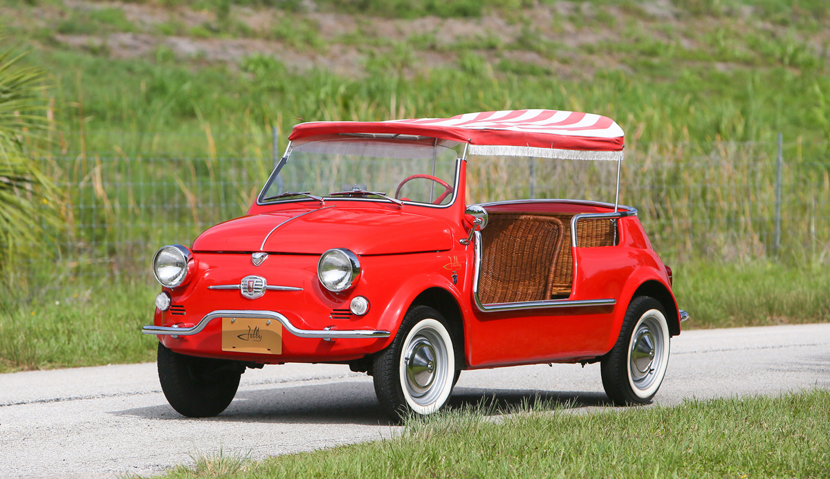 1959 Fiat 500 Jolly by Ghia Offered at RM Sotheby's Online Only Open Roads June Auction 2021