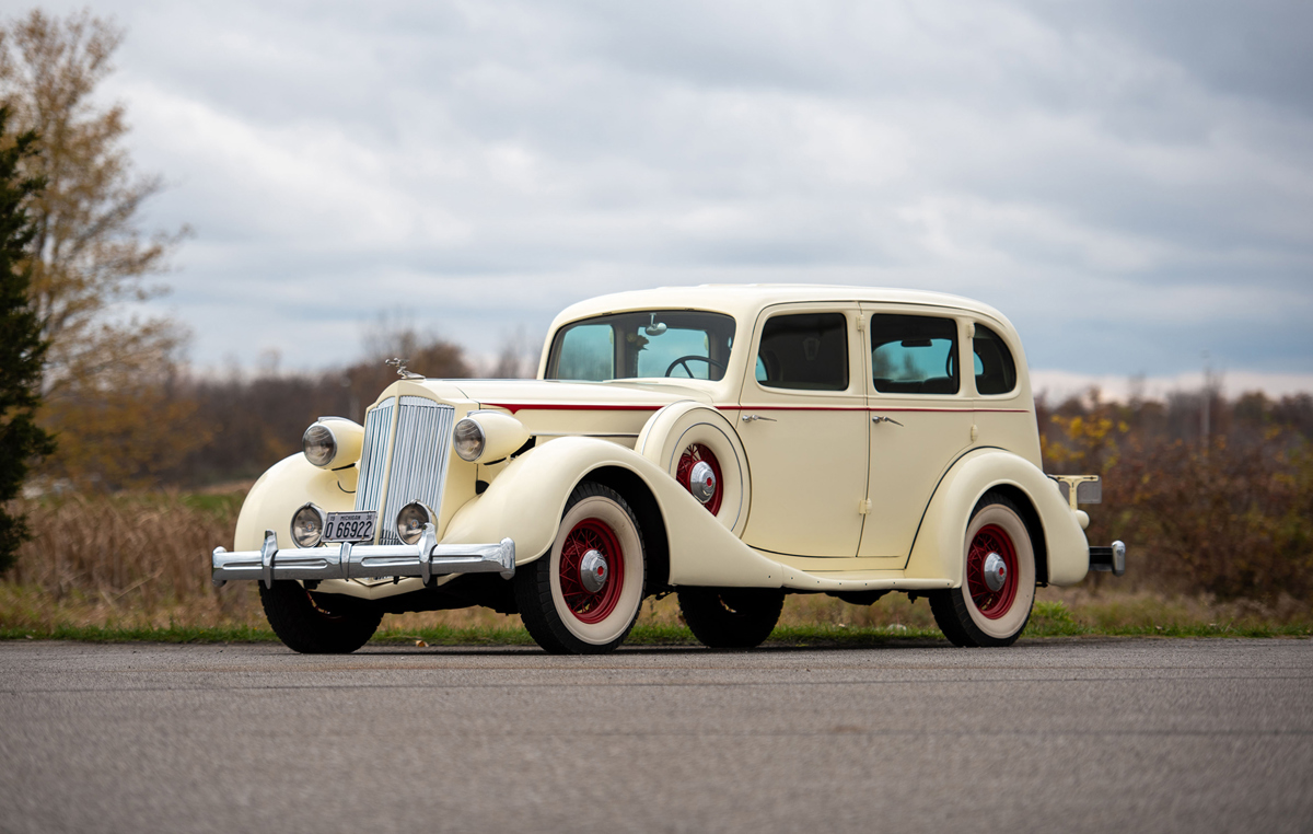 1936 Packard Eight Sedan offered at RM Sotheby's Open Roads Fall online auction 2020