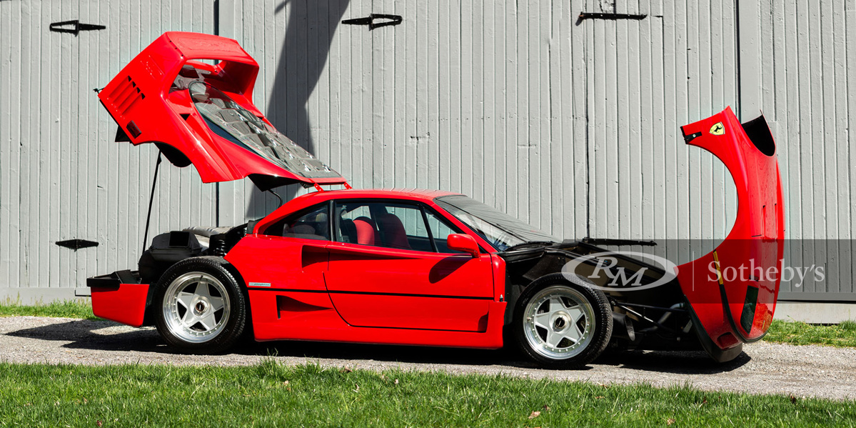 Rosso Corsa 1992 Ferrari F40 available at RM Sotheby's Amelia Island Live Auction 2021