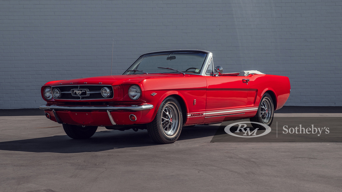 1965 Ford Mustang GT Convertible available at RM Sotheby's Online Only Handle With Fun Auction 2021