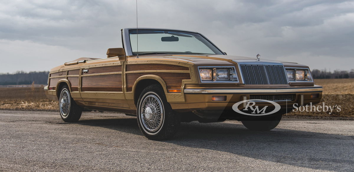 1985 Chrysler LeBaron Town and Country Convertible available at RM Sotheby's Online Only Handle With Fun Auction 2021