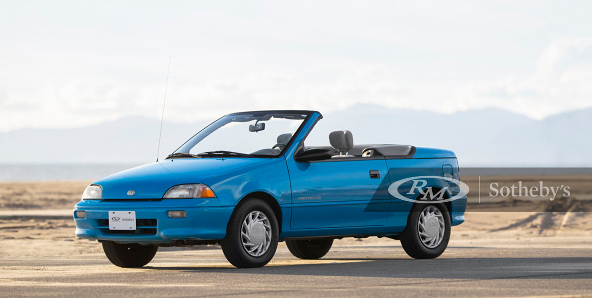 1992 Geo Metro Convertible available at RM Sotheby's Online Only Handle With Fun Auction 2021