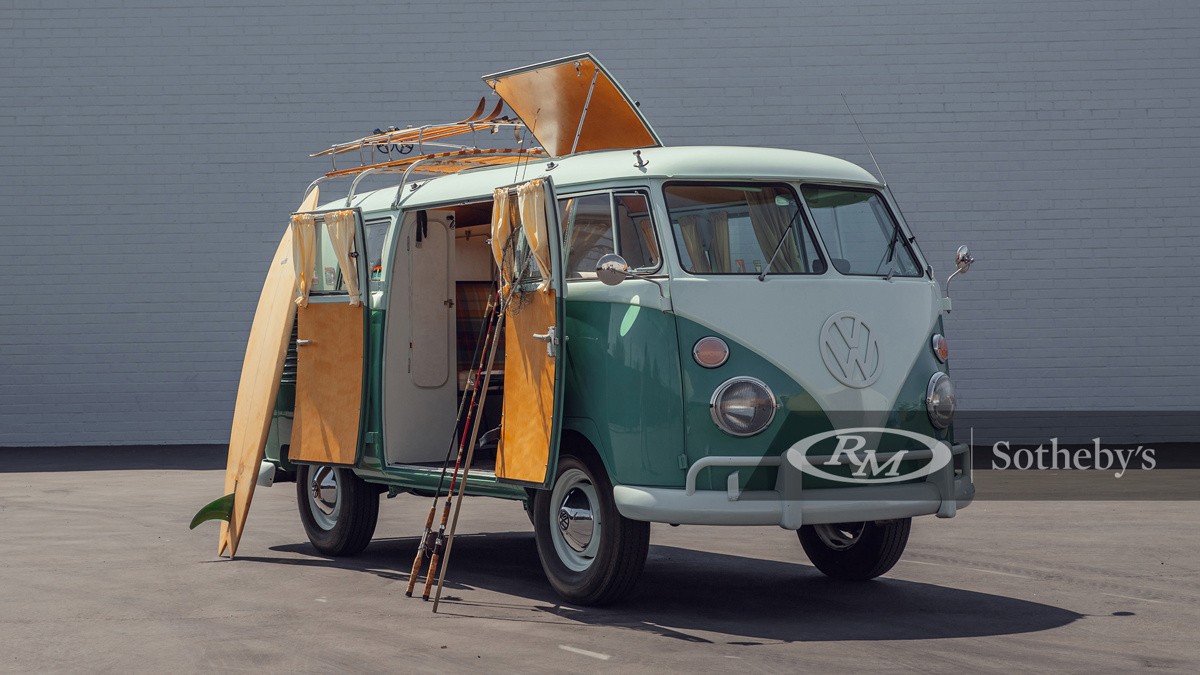 1962 Volkswagen Type 2 Westfalia Camper available at RM Sotheby's Online Only Handle With Fun Auction 2021