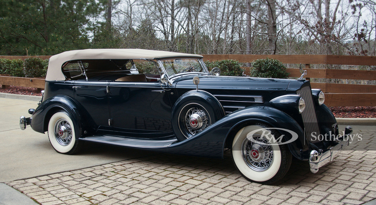 1936 Packard Twelve Sport Phaeton available at RM Sotheby's Amelia Island Live Auction 2021