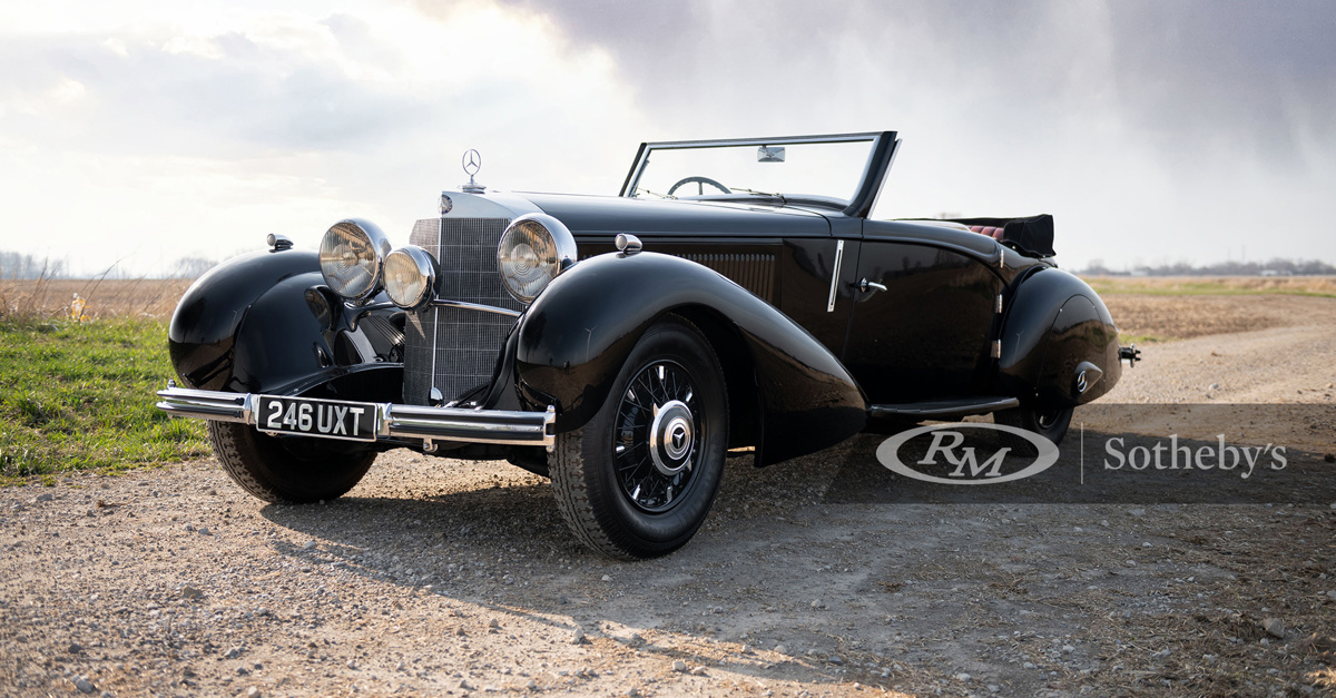 1935 Mercedes-Benz 500 K Three-Position Roadster by Windovers available at RM Sotheby's Amelia Island Live Auction 2021