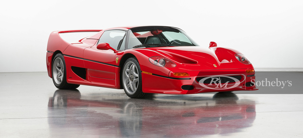 1995 Ferrari F50 available at RM Sotheby's Amelia Island Live Auction 2021