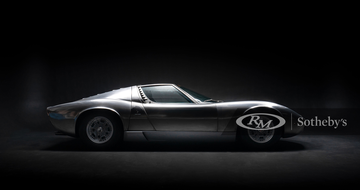 1971 Lamborghini Miura P400 S by Bertone Offered at RM Sotheby's Live Monterey Auction 2021