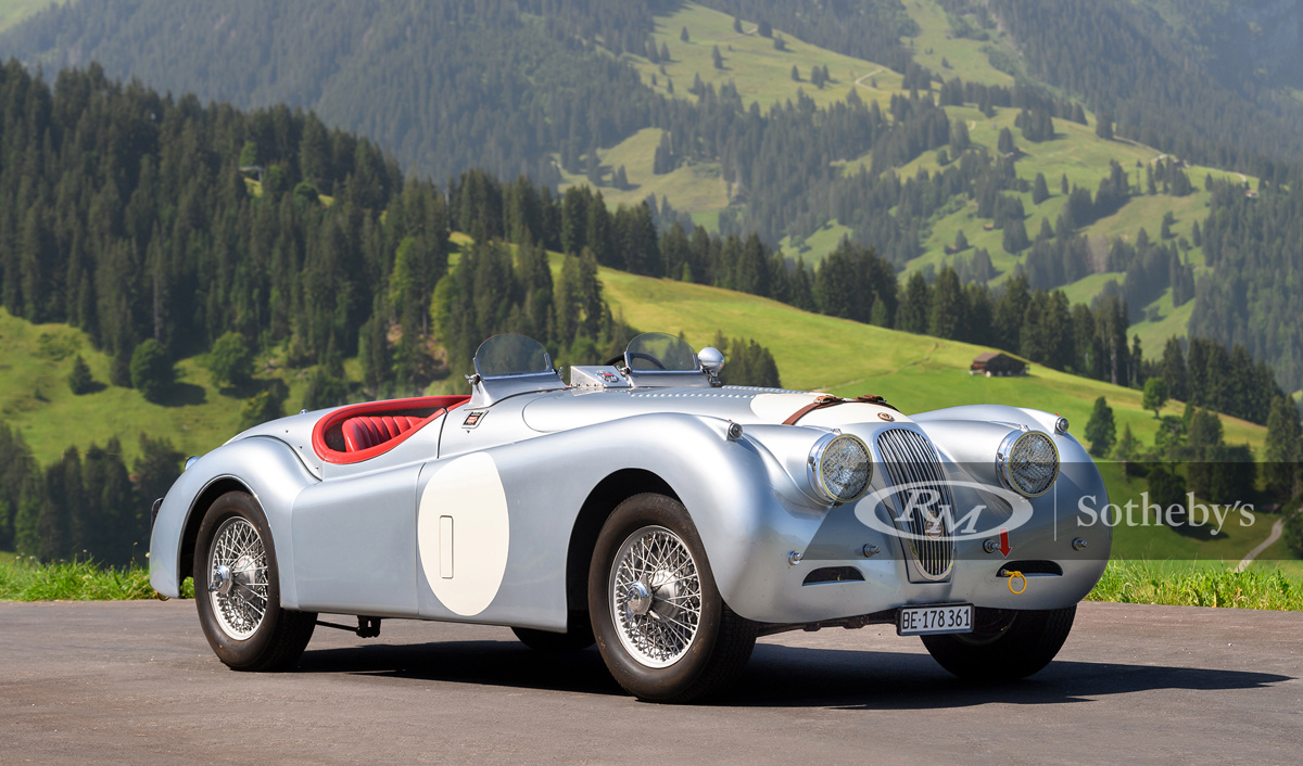 1953 Jaguar XK 120 SE Roadster offered at RM Sotheby's St. Moritz Live Collector Car Auction 2021