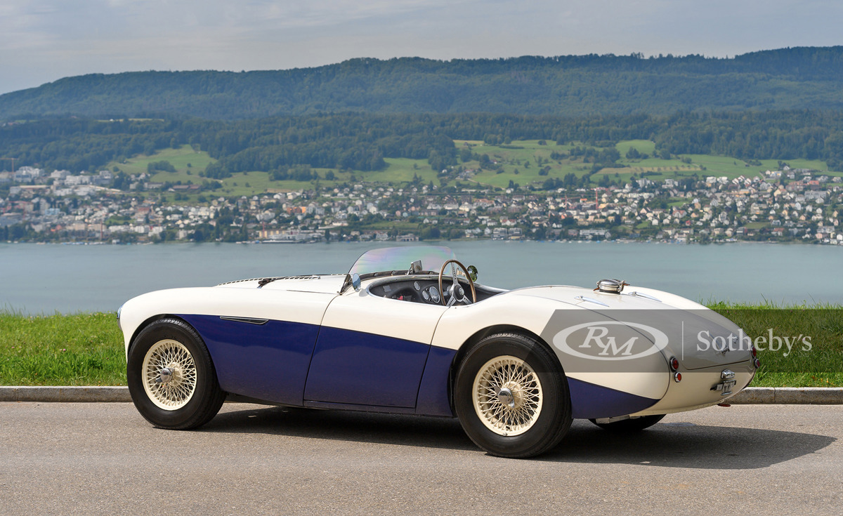 1955 Austin-Healey 100S offered at RM Sotheby's St. Moritz Live Collector Car Auction 2021