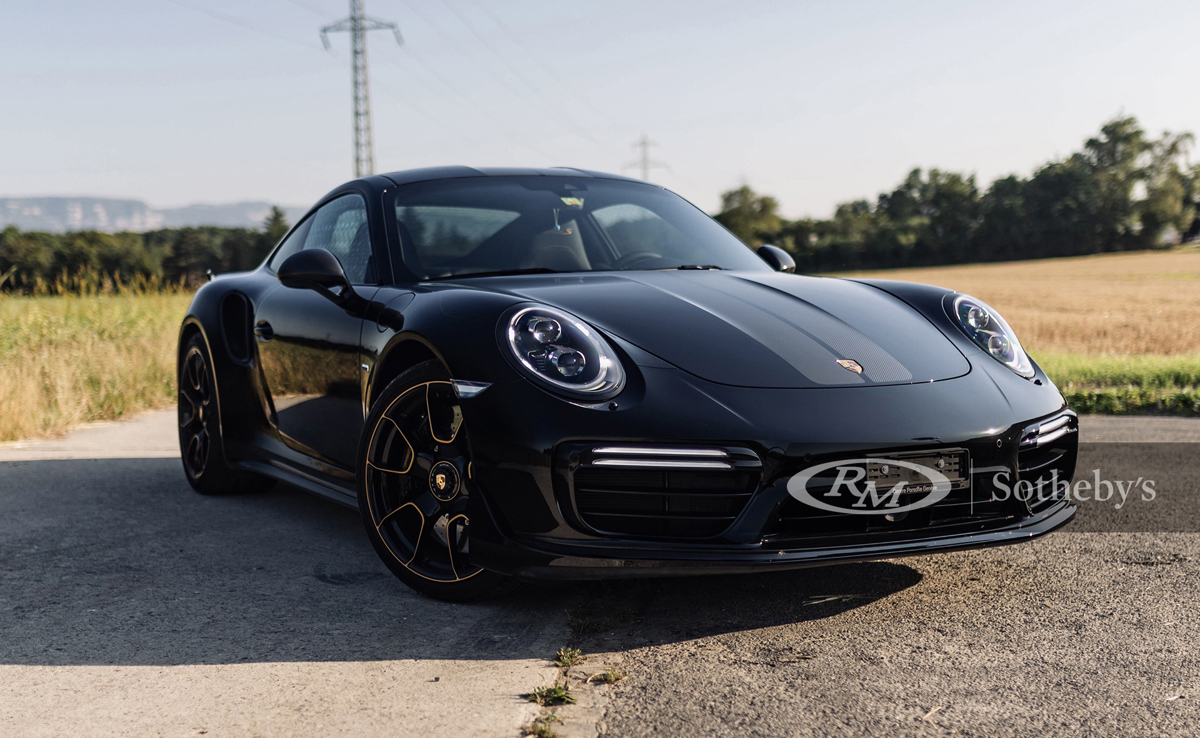 2018 Porsche 911 Turbo S Exclusive Series offered at RM Sotheby's St. Moritz Live Collector Car Auction 2021