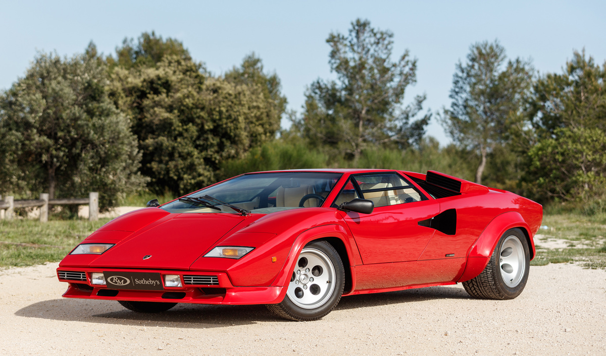 1981 Lamborghini Countach LP400 S by Bertone offered at RM Sotheby's The Guikas Collection Auction 2021
