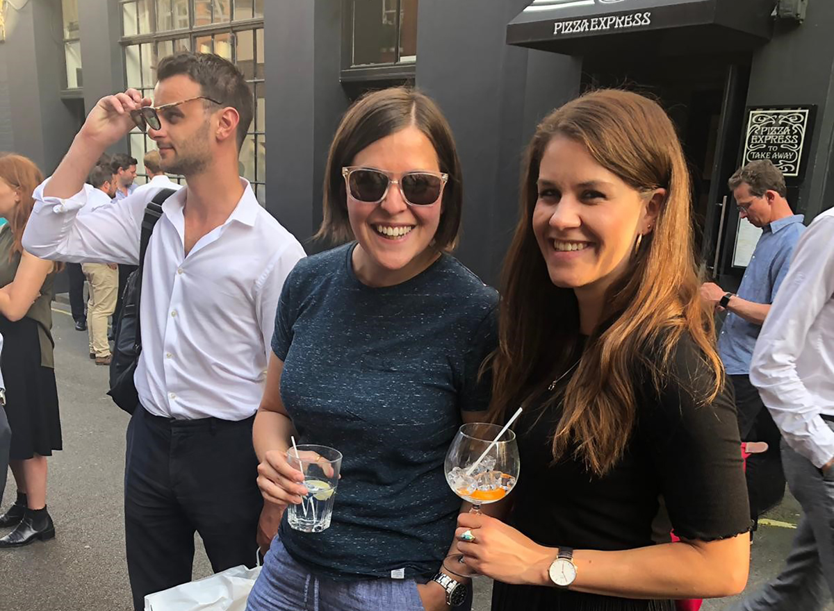 Bess Walker RM's Auction Administration Manager Europe with Britta Buchmann RM's Client Service Manager Europe