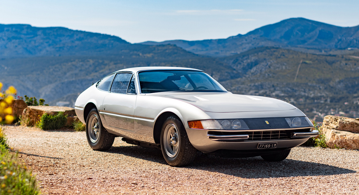1969 Ferrari 365 GTB/4 Daytona Berlinetta by Scaglietti offered at RM Sotheby's The Guikas Collection live Auction 2021