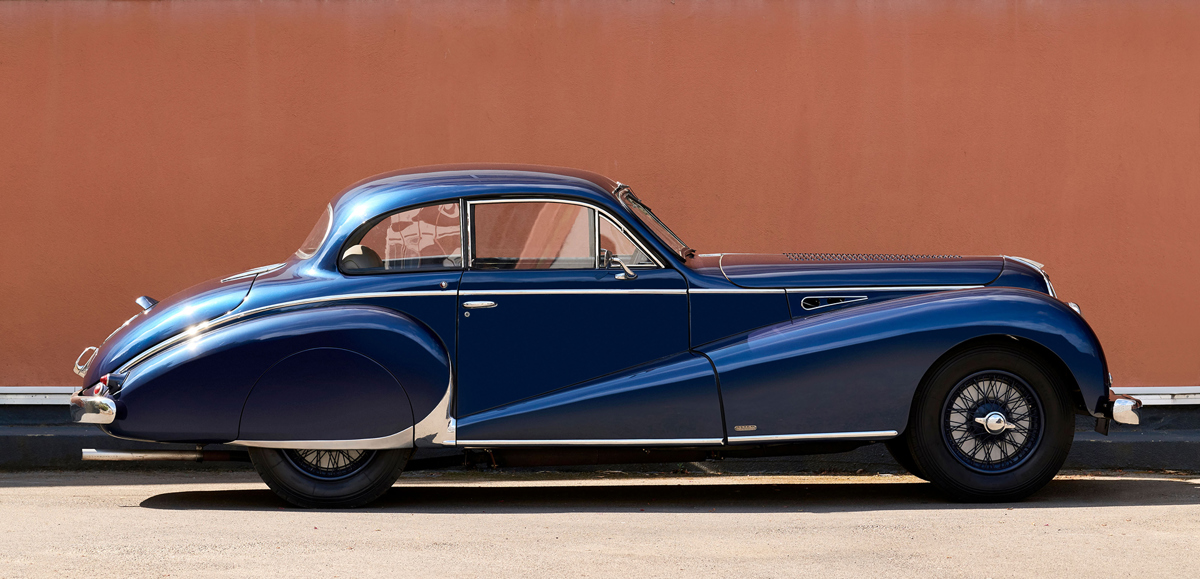 1948 Delahaye 135 M Coupé by Antem offered at RM Sotheby's The Guikas Collection live Auction 2021