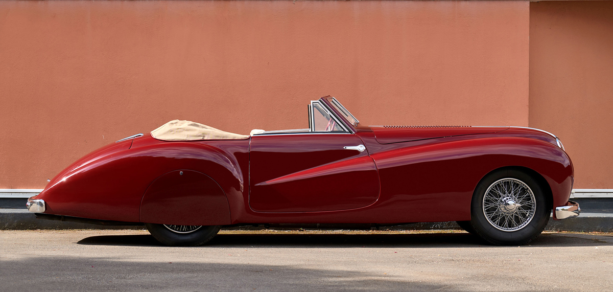 1948 Delahaye 135 M Cabriolet Malmaison by Pourtout offered at RM Sotheby's The Guikas Collection live Auction 2021