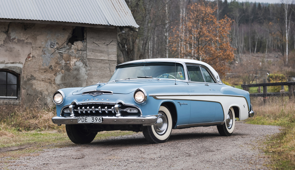 1955 DeSoto Firedome Sportsman Two-Door Hardtop offered at RM Sotheby's Open Roads December Online Auction 2021