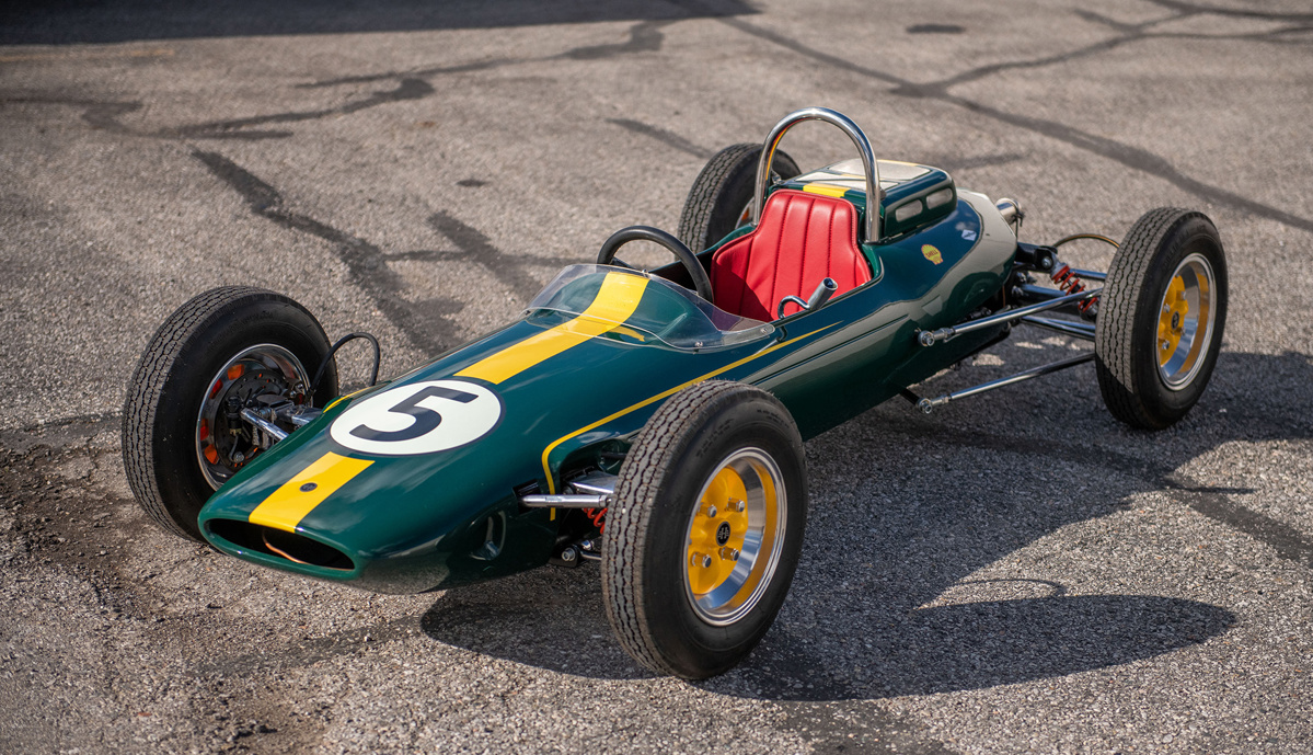 Lotus F1L Racer by Harrington Group offered at RM Sotheby's Open Roads December Online Classic Car Auction 2021