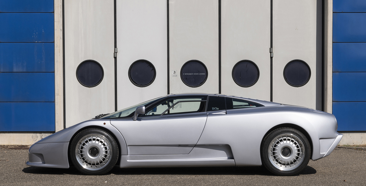 1994 Bugatti EB110 GT offered at RM Sotheby's Paris Live Collecto
r Car Auction 2022