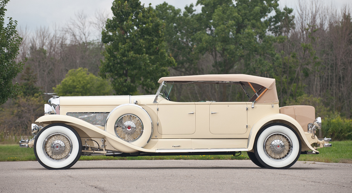 1931 Duesenberg Model J Tourster by Derham offered at RM Sotheby's Arizona Live Collector Car Auction 2022