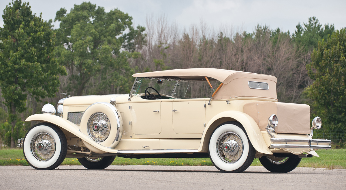 1931 Duesenberg Model J Tourster by Derham offered at RM Sotheby's Arizona Live Collector Car Auction 2022