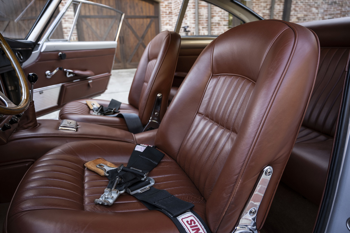 Front Seats of 1963 Ferrari 250 GTE 2+2 Series III by Pininfarina offered at RM Sotheby's Arizona Collector Car Auction 2022