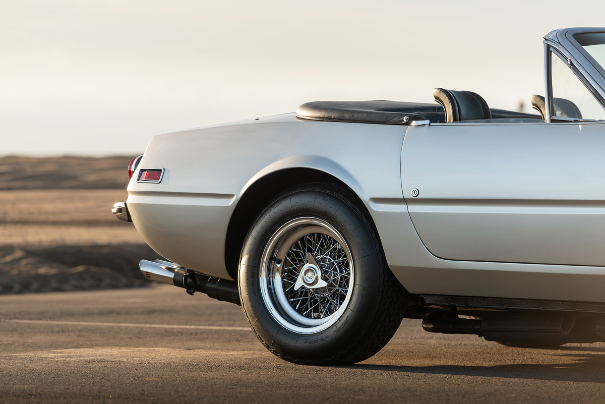 Rear-end of 1971 Ferrari 365 GTS/4 Daytona Spider by Scaglietti offered at RM Sotheby's Arizona live auction 2022
