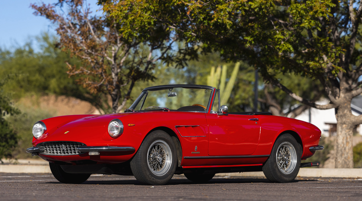 1967 Ferrari 330 GTS by Pininfarina offered at RM Sotheby's Arizona live auction 2022