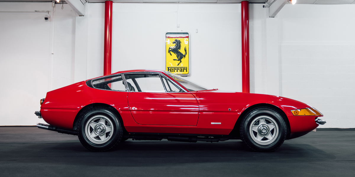 1973 Ferrari 365 GTB/4 Daytona Berlinetta by Scaglietti offered at RM Sotheby's Paris live auction 2022