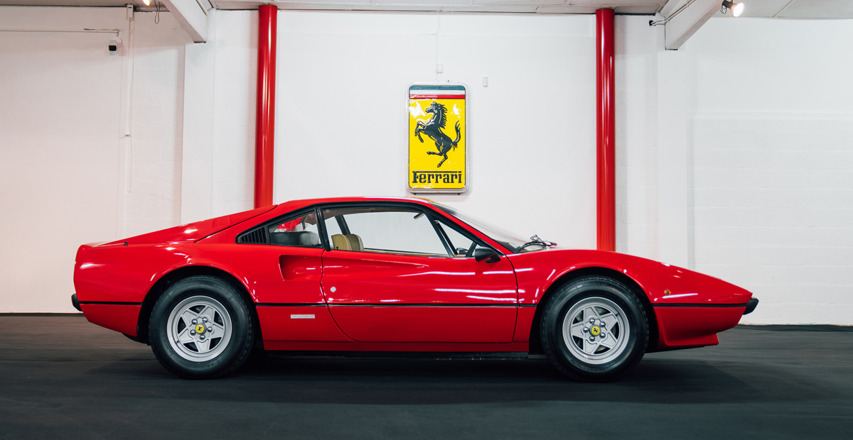 1977 Ferrari 308 GTB 'Vetroresina' by Scaglietti offered at RM Sotheby's Paris live auction 2022