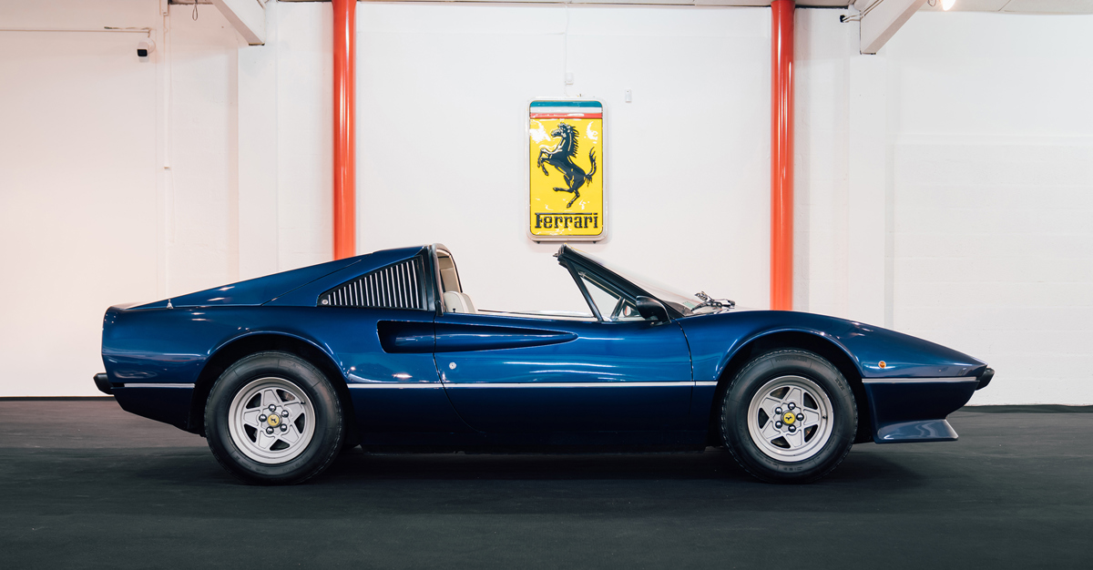 1979 Ferrari 308 GTS offered at RM Sotheby's Paris live auction 2022