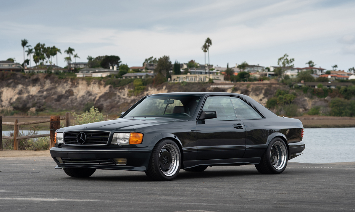 1989 Mercedes-Benz 560 SEC Custom ‘Wide-Body’ by Bespoke Motors offered at RM Sotheby's Arizona live auction 2022