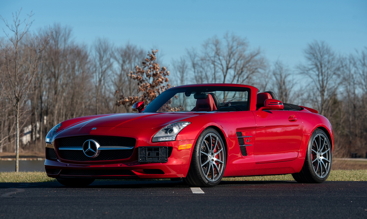 2012 Mercedes-Benz SLS AMG Roadster offered at RM Sotheby's Arizona live auction 2022