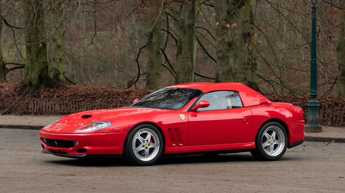 2001 Ferrari 550 Barchetta Pininfarina offered at RM Sotheby’s Paris live auction 2022