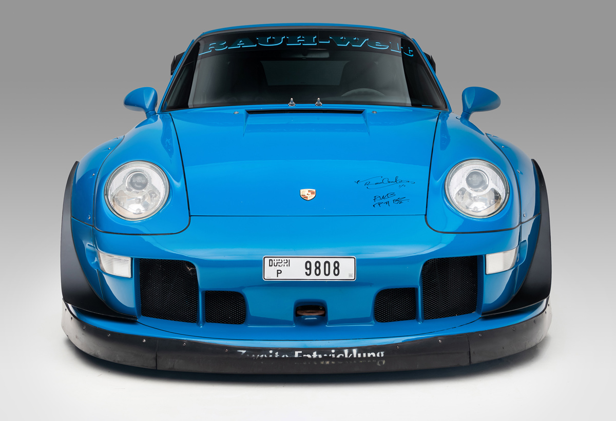 Front of 1995 Porsche 911 Carrera Coupé by RWB offered at RM Sotheby's Open Roads February online auction 2022
