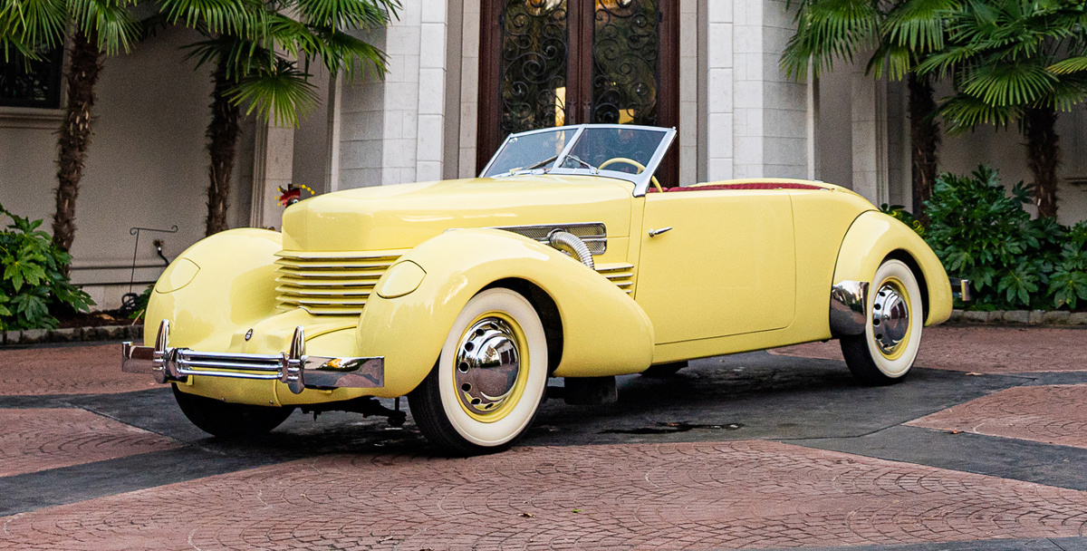 1936 Cord 810 Phaeton offered at RM Sotheby's Amelia Island live auction 2022