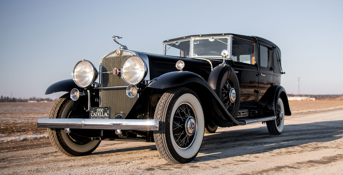 1930 Cadillac V-16 Transformable Town Cabriolet by Fleetwood offered at RM Sotheby's Amelia Island live auction 2022