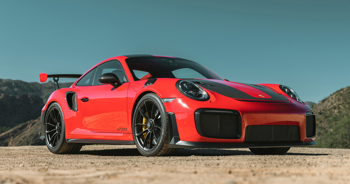 2018 Porsche 911 GT2 RS 'Weissach' offered at RM Sotheby's Amelia Island live auction 2022
