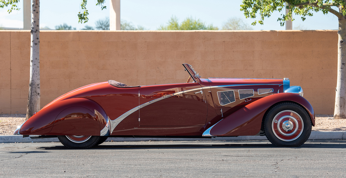 1937 Bugatti Type 57 Cabriolet offered at RM Sotheby’s Amelia Island live auction 2022