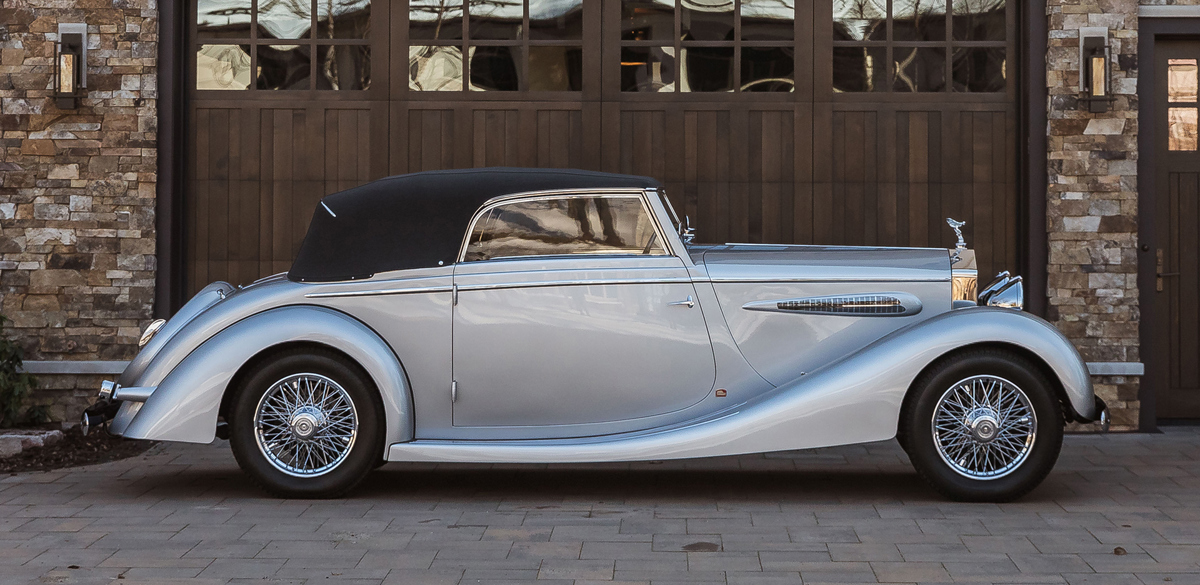 1931 Rolls-Royce 20/25 Drophead Coupe by Worblaufen offered at RM Sotheby’s Amelia Island live auction 2022