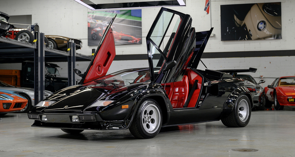 1984 Lamborghini Countach LP5000 S by Bertone offered at RM Sotheby’s Amelia Island live auction 2022
