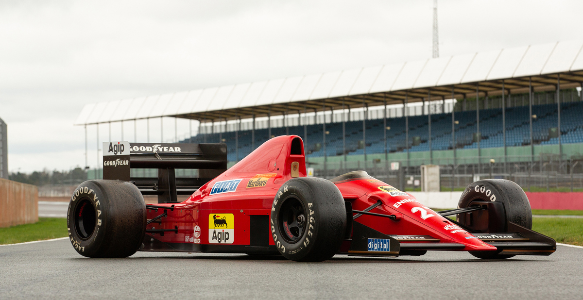 Nigel Mansell's1989 Ferrari 640 offered at RM Sotheby's Monaco live auction 2022