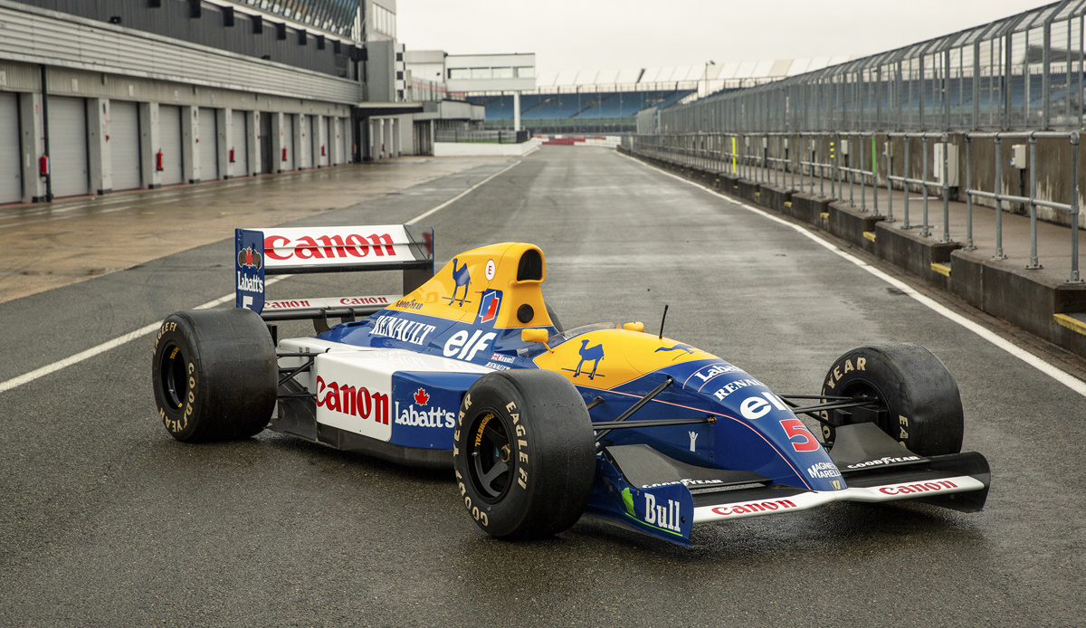 Nigel Mansell's 1991 Williams FW14 offered at RM Sotheby's Monaco live auction 2022