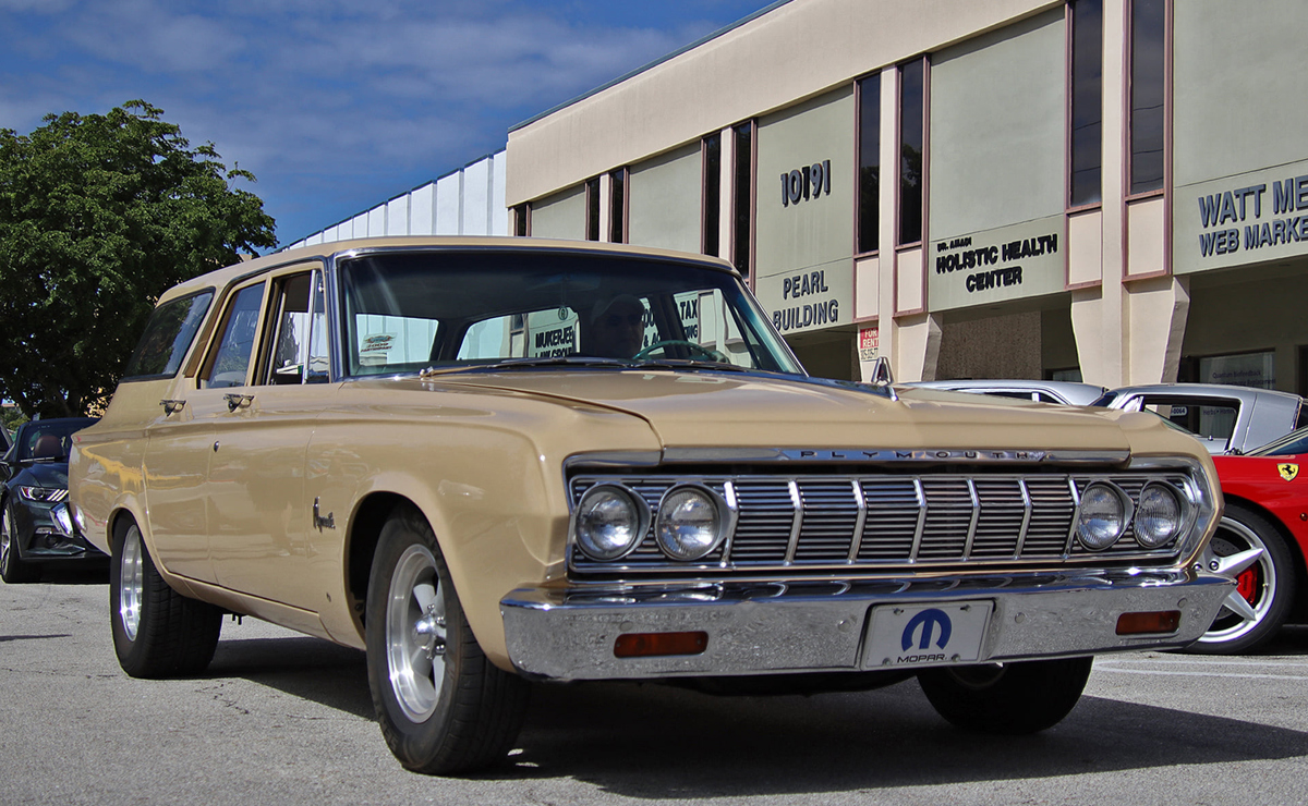 1964 Plymouth Savoy Station Wagon offered at RM Sotheby's Fort Lauderdale live auction 2022