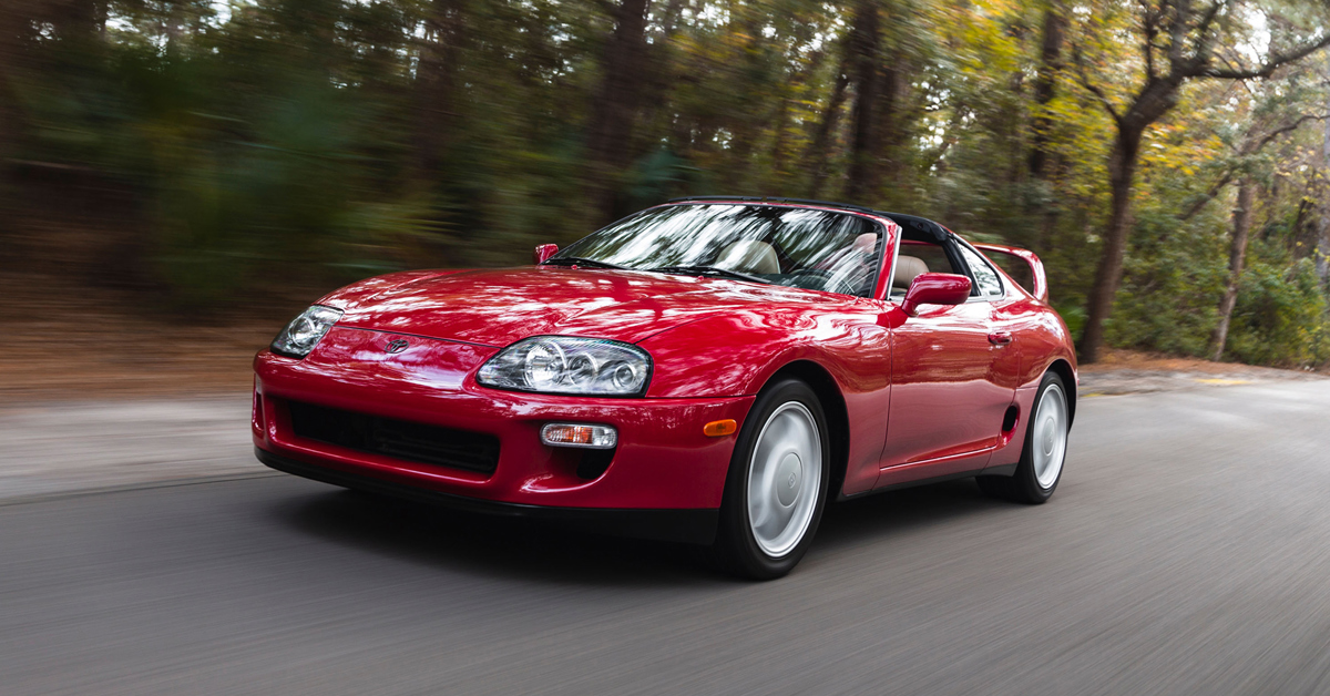 1993 Toyota Supra Twin Turbo Sport Roof offered at RM Sotheby's Fort Lauderdale live auction 2022
