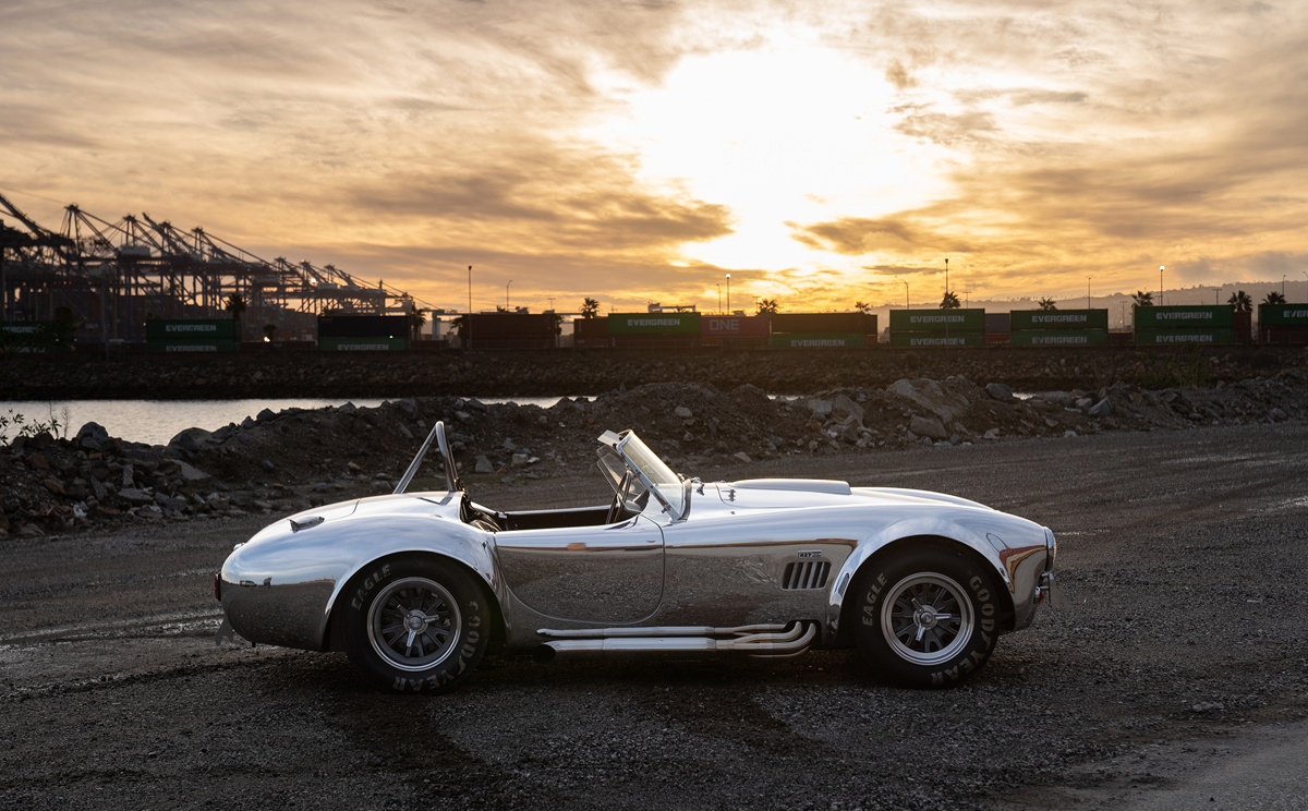 Side profile of 1965 Shelby 427 S/C Cobra 'CSX 4428' offered at Icons of Excellence and Haute Luxury live Auction 2021