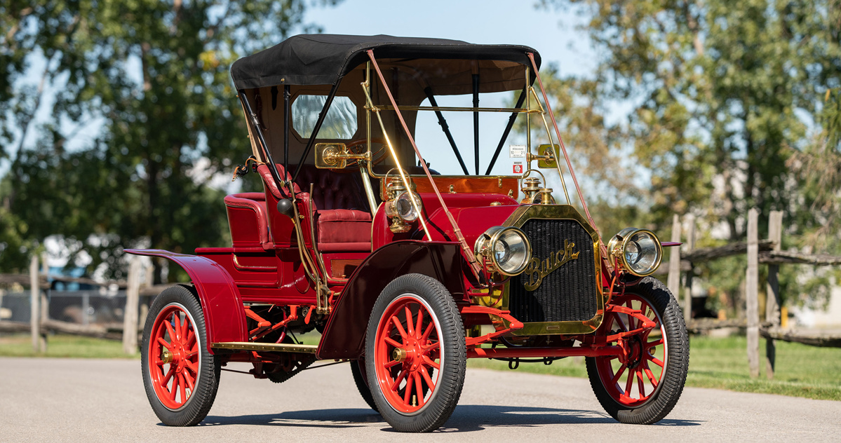 1909 Buick Model G Roadster offered at RM Sotheby's Hershey Live Auction 2021
