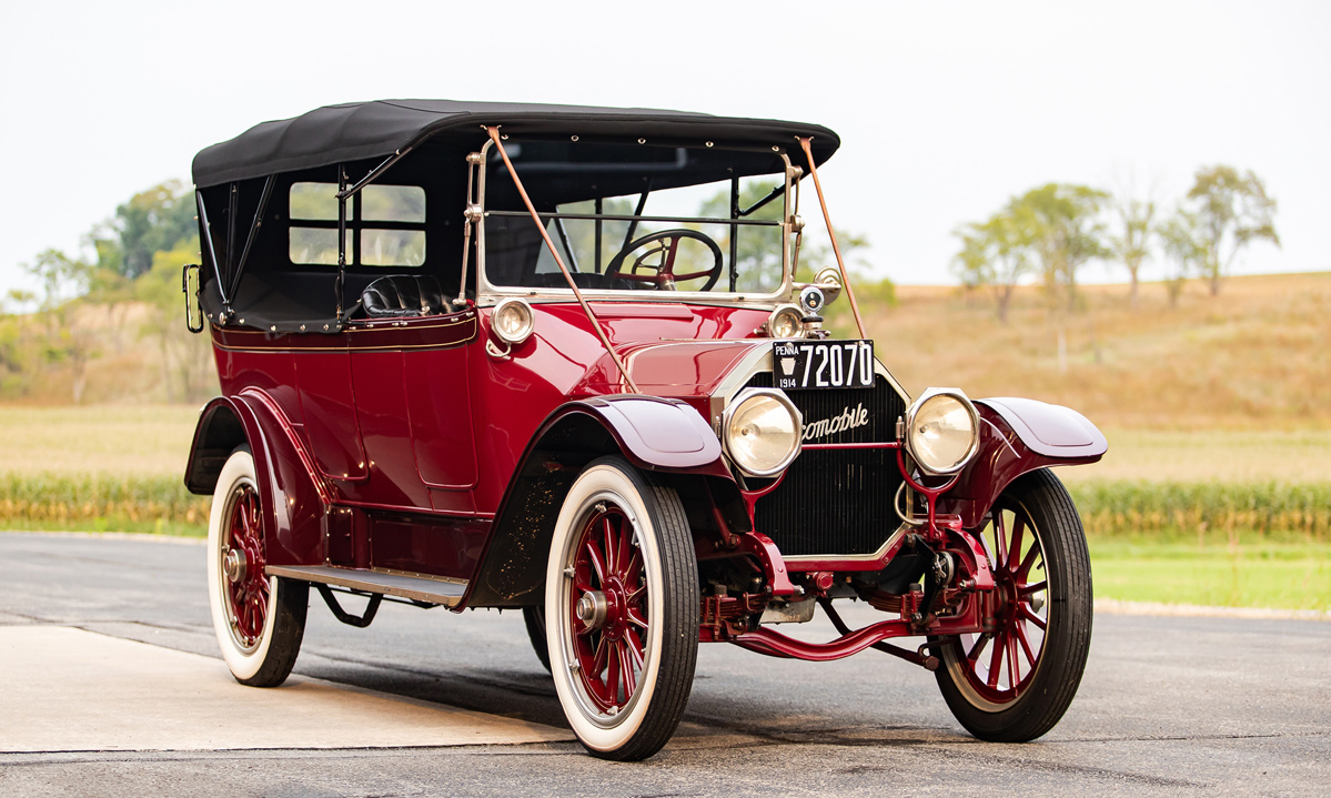 1914 Locomobile Model 48 Seven-Passenger Touring offered at RM Sotheby's Hershey Live Auction 2021