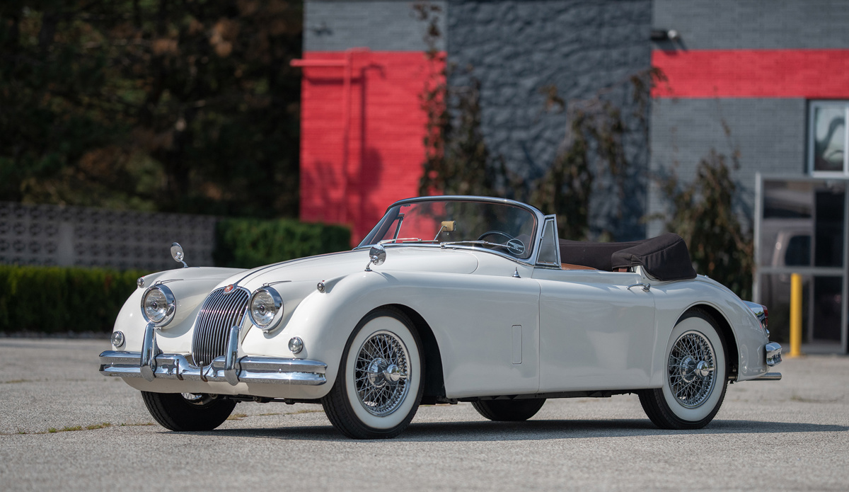 1960 Jaguar XK 150 3.8 Drophead Coupe offered at RM Sotheby's Hershey Live Auction 2021