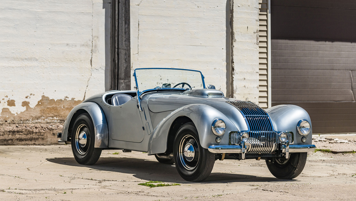 1950 Allard K1/2 Two-Seater offered at RM Sotheby's Hershey Live Auction 2021