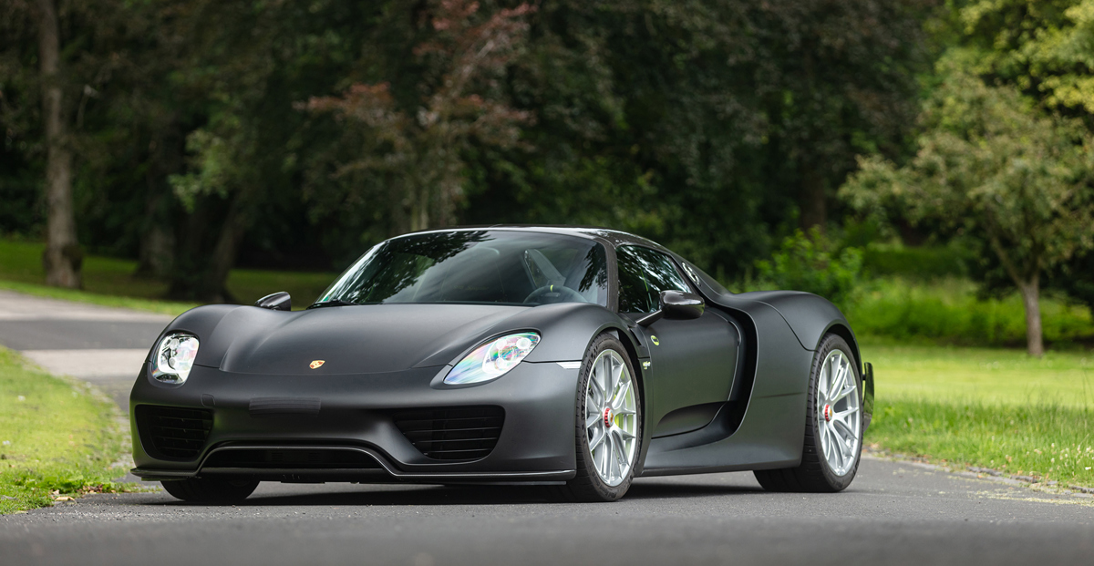 2015 Porsche 918 'Weissach' Spyder offered at RM Sotheby's St. Moritz Live Auction 2021